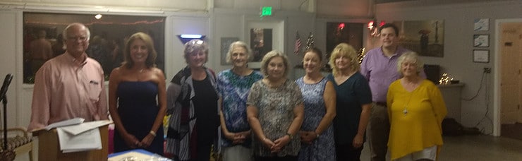 Millbrook Civitans Induct New Officers During Program held at Bon Appetit; Ken Gabehart is President