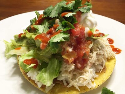 Heather’s Chicken Tostadas