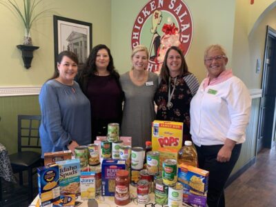 With the Help of the Community, Chicken Salad Chick and Elmore/Autauga News Raise Over 1000 Pounds in Food Donations
