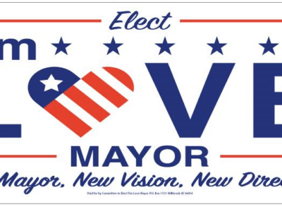 Tim Love Announces Candidacy to run for Millbrook Mayor; Election is in August 2020