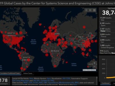 Johns Hopkins University Website Gives World Updates, Recoveries from COVID-19 on Website; Updated Regularly