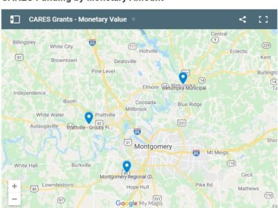FAA Awards $53,969,530 in Airport Aid to 73 Alabama Locations to Help Respond to COVID-19 Health Emergency