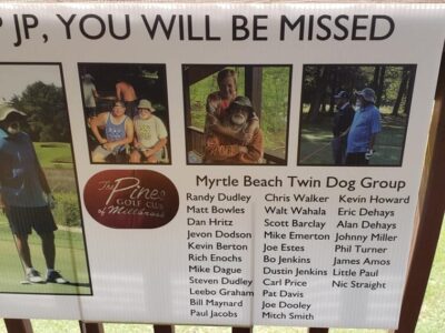 Family, Friends, Officials Gather to Remember ‘JP’ at The Millbrook Pines Golf Course; Permanent Marker in Place at #1 Hole