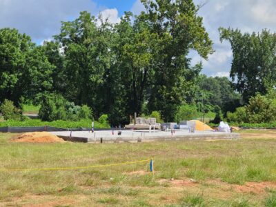 Work begins on new Popeye’s and Eliano’s Coffee Shop on Hwy. 14 in Millbrook