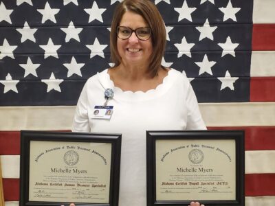 Michelle Myers Designated as Alabama Certified Human Resource Specialist for Prattville Fire Department