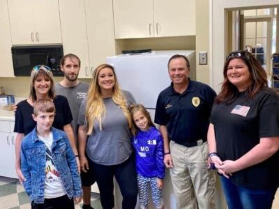 Alabama Backs the Blue: Steele Family Steps Up To Provide New Refrigerator for Wetumpka PD