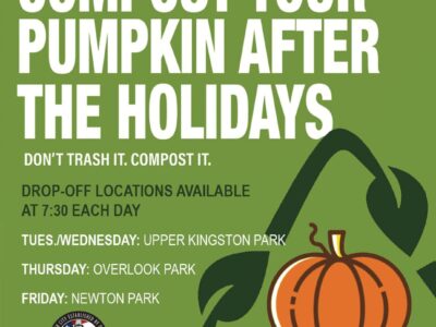 Before You Trash Your Pumpkin, Know that Prattville’s Public Works Wants them for Composting!