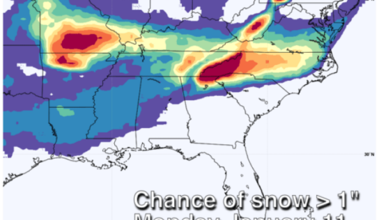 James Spann: Rain Returns Thursday; Possible Snow for Alabama Sunday Night