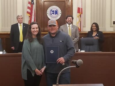 Eric Cagle Recognized by Elmore Commission as 2020 Crappie Masters National Champion