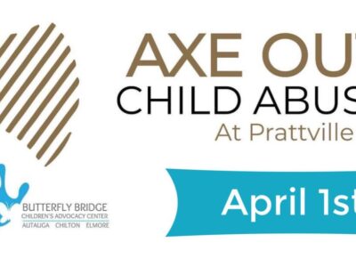 Butterfly Bridge: April is Child Abuse Awareness Month; ‘Axe Out Child Abuse’ is April 1