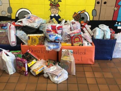Holtville Elementary Showing Generosity to the Elmore Community through Food-Drive