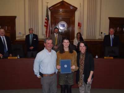 Elmore County Commission Recognizes State Champion Swimmer Macey Stewart
