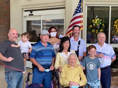 World War II Veteran Celebrates 100th Birthday with Parade at State Veterans Home