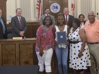 Three Elmore County Students Recognized at County Commission Meeting