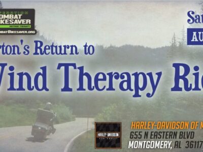 ‘Norton’s Return To Wind Therapy Ride’ is Aug. 14; Hosted by OCB, Harley Davidson of Montgomery