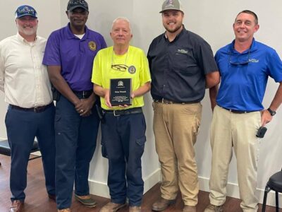 Gary French Retires from Prattville’s Urban Management Division of Public Works.