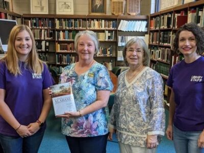 Book on Early Alabama History Donated to Autauga/Prattville Public Library