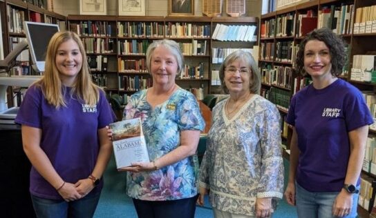 Book on Early Alabama History Donated to Autauga/Prattville Public Library