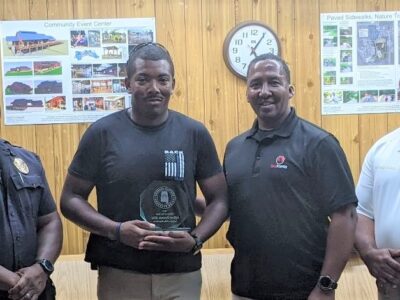 Award Presented To LaFayette Police Department 2020 CrimeStopper Officer of the Year