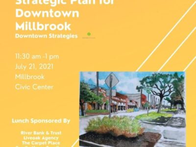 Downtown Strategies to Present Strategic Plan for Millbrook Wednesday at Civic Center