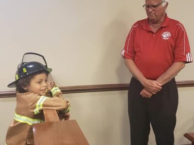 Millbrook Homeschoolers visit with Council, Tour Police and Fire Departments