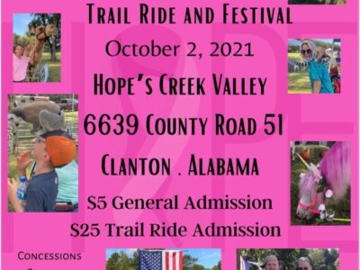 Trail Ride, Festival Event for Charity Oct. 2 Will Benefit Breast Cancer Research; Fun for All Ages