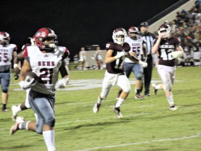 SEHS Defeats Benjamin Russell: Trone Rushes for 3 TDs, Bryant Throws for 3 TDs as Mustangs Win Regional Opener