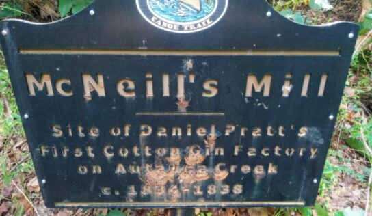 A Visit to the First ACIC Historic Marker on Autauga Creek; Please do not Trespass on Private Property