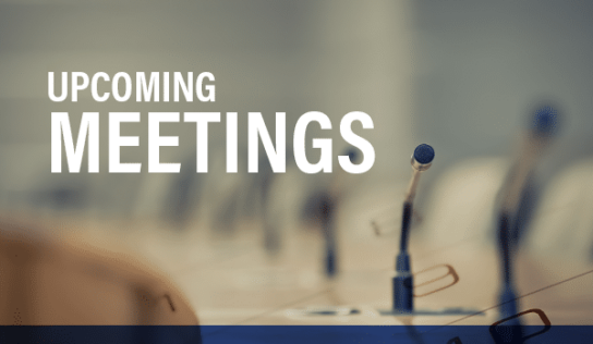 See Calendar of Upcoming Public Meetings for City of Prattville for October