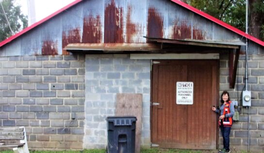 PRESERVING ECLECTIC HISTORY: Old Building Behind Library Seeing New Life Thanks to Volunteers