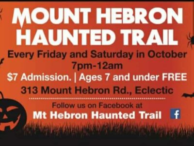 Mt. Hebron Haunted Trail Begins Tonight in Eclectic; Up for a Good Scare?