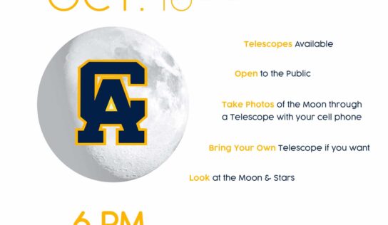 CACC Invites Public to Become Moonstruck for ‘International Observe the Moon Again’ event