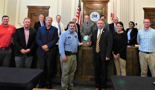 Elmore County Commission Receives National Award for Pavement Preservation