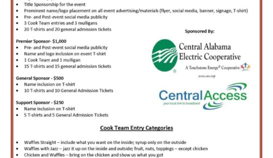 Waffle Cook-Off: Sunrise Rotary to Host event Dec. 11 at Lanark Pavilion in Millbrook