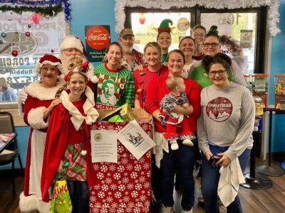 400 People Attend Breakfast with Santa at Front Porch Grill in Millbrook Saturday