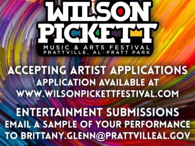 Wilson Pickett Music and Arts Festival Coming April 2 to Prattville; Artists, Musicians Sought