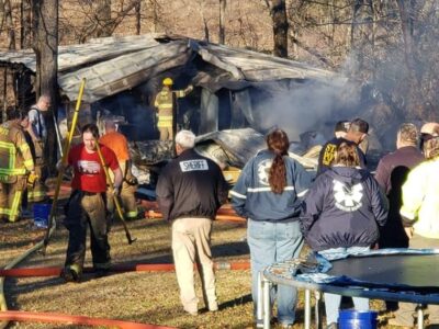Family Safe but Home and Contents Destroyed by Fire on Rocky Hollow Lane Saturday