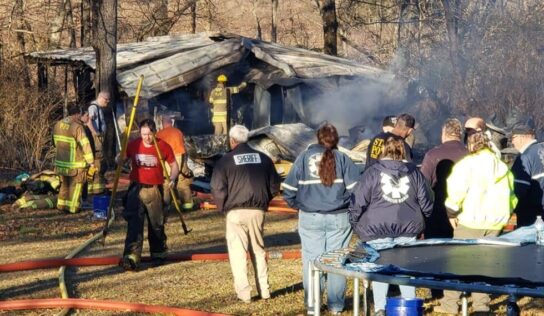 Family Safe but Home and Contents Destroyed by Fire on Rocky Hollow Lane Saturday