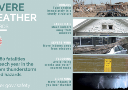 Severe Weather Preparedness Week Starts Today