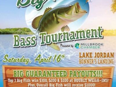 MACC’s Big Fish Bass Tournament Returns April 16 from Bonner’s Point on Lake Jordan