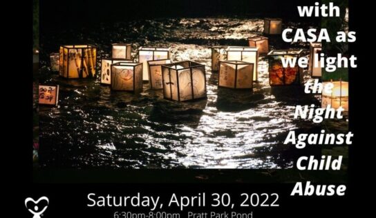 CASA Hosting ‘Light the Night Against Child Abuse’ April 30 at Pratt Park