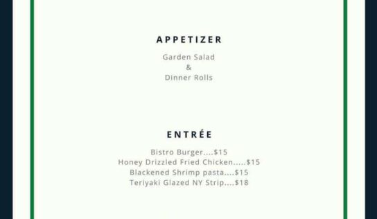 Friday Night Dinners are Back at the Holtville High Bulldog Bistro!