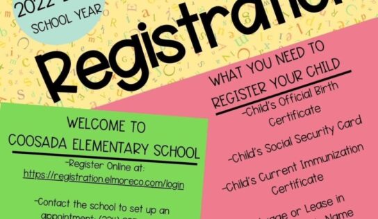 Registration Begins for Kindergarten at Coosada Elementary; Here is what you need to know