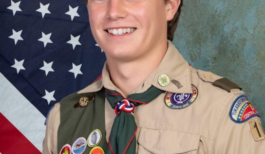 Will Noell, of Wetumpka Troop 13, achieves Rank of Eagle Scout