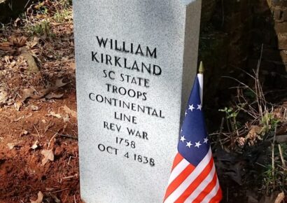 Revolutionary War Soldier Remembered with Official Marker on Grave by Old Autauga Historical Society