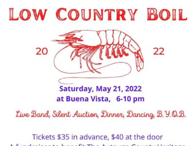 ACHA to host Low Country Boil at Buena Vista Mansion May 21; Tickets on sale Now