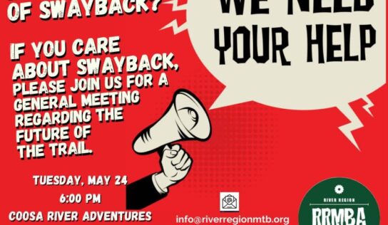 Are you Interested in Swayback Trail of Wetumpka? A Meeting is set for May 24 at Coosa Adventures