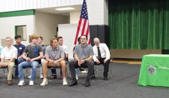 Holtville High School Recognizes Students who will Join the Military after Graduation