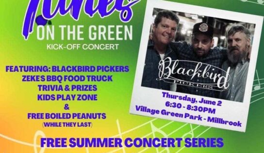 Millbrook’s Tunes on the Green: FREE boiled peanuts, New Kids’ Zone, Music and More tonight at Village Green