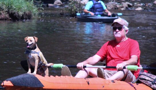 Kayakers Take Advantage of the ‘Fun Run’ this morning on Autauga Creek in Prattville